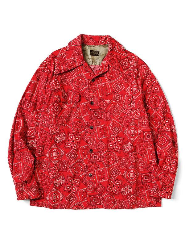 Kapital Murasheeching COOKIE Bandana Pattern Wrangle Collar Board Shirt (long sleeve)