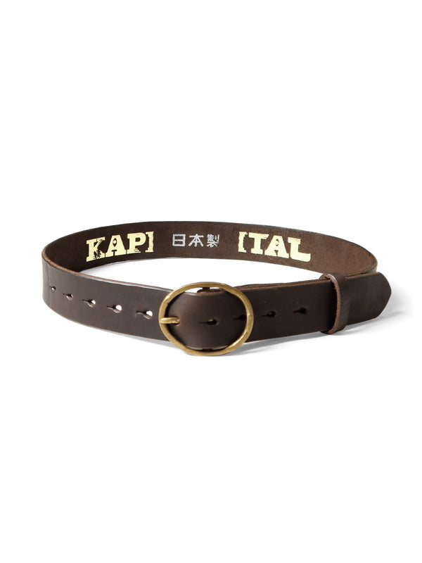 Kapital Oiled Leather Pecos Belt