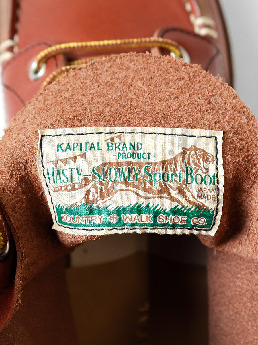 Kapital leather Tibetan work boots Shoes – HARUYAMA