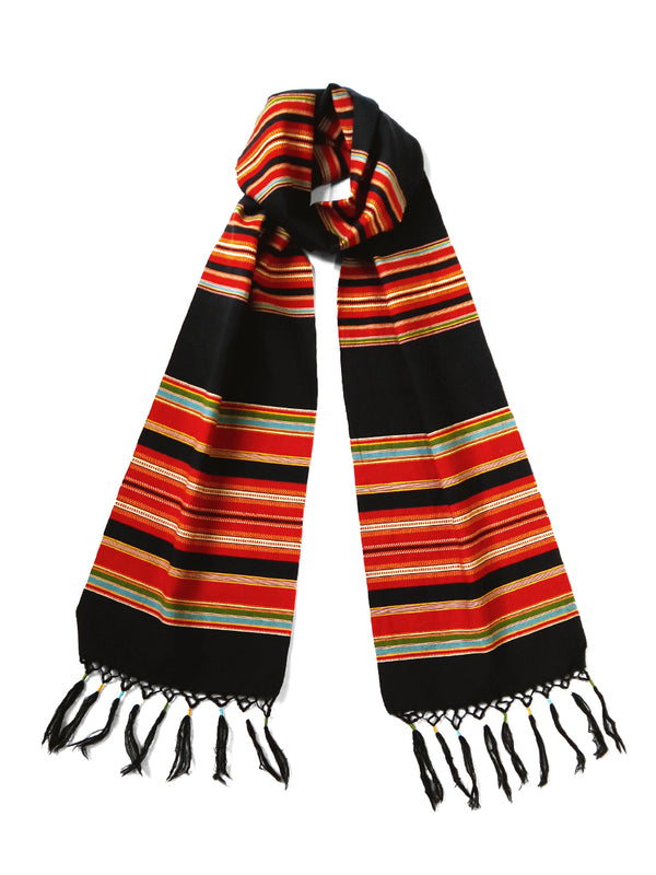 Kapital Fringe Stole (Pecos Stripe) muffler