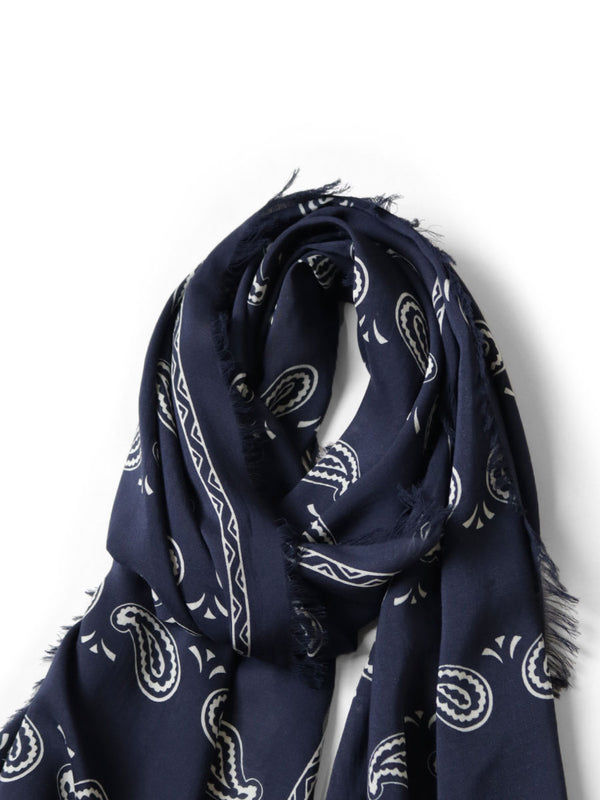 Kapital Rayon Fringe Stole (Pecos Paisley) muffler