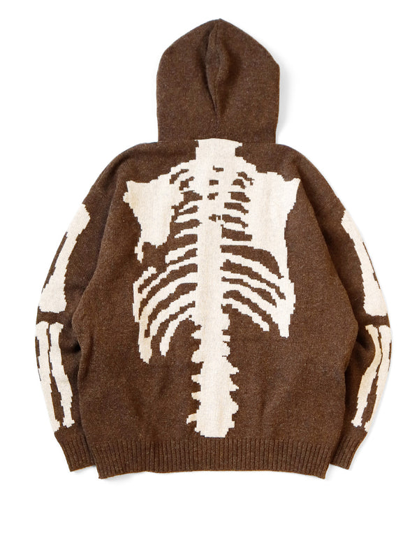 Kapital 5G Wool BONE Hooded Sweater