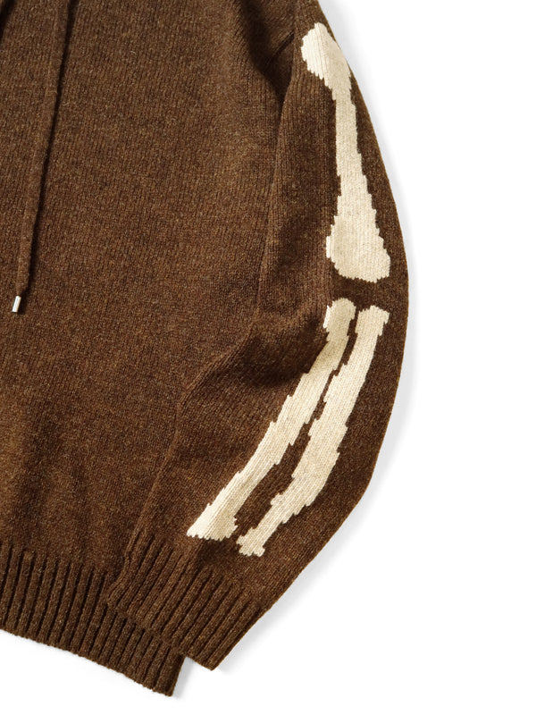 Kapital 5G Wool BONE Hooded Sweater