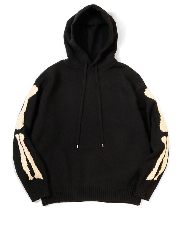 Kapital 5G Wool BONE Hooded Sweater