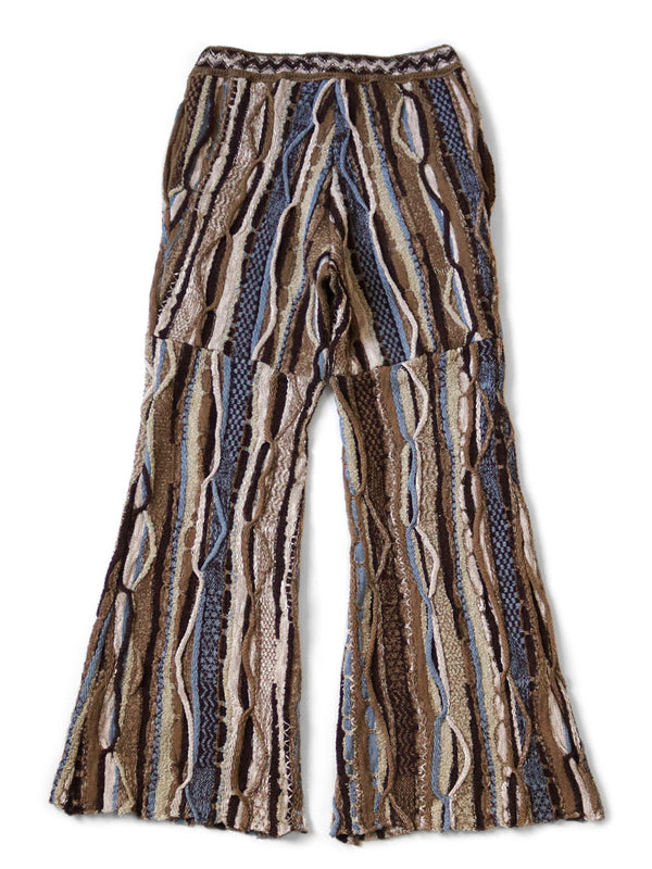 Kapital 7G knit GAUDY flare pants