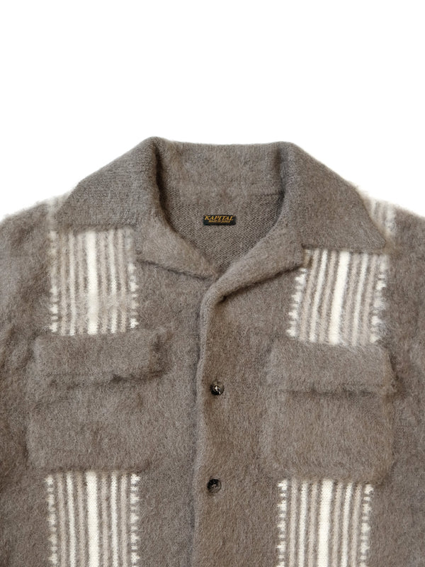 Kapital 7G Mohair Knit Board Shirt jacket