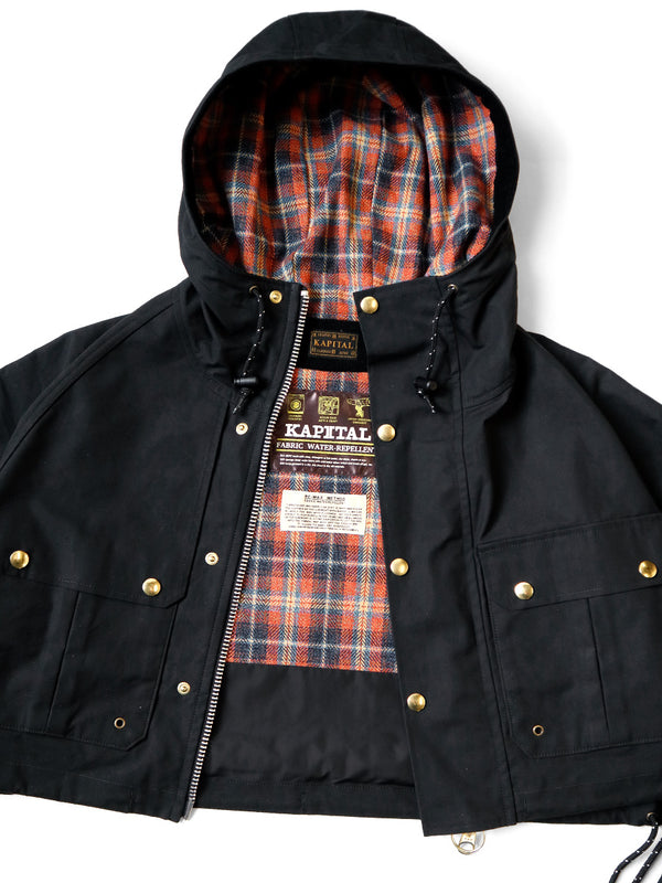 Kapital Cotton Weather Oil Coated Gale Parka Jacket