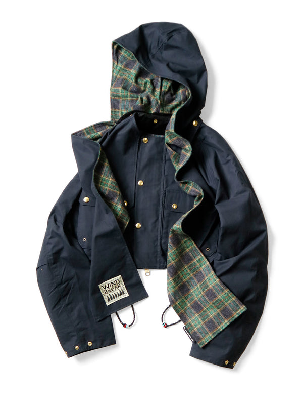 Kapital Cotton Weather Oil-Coated Rabbit Gale Parka Jacket