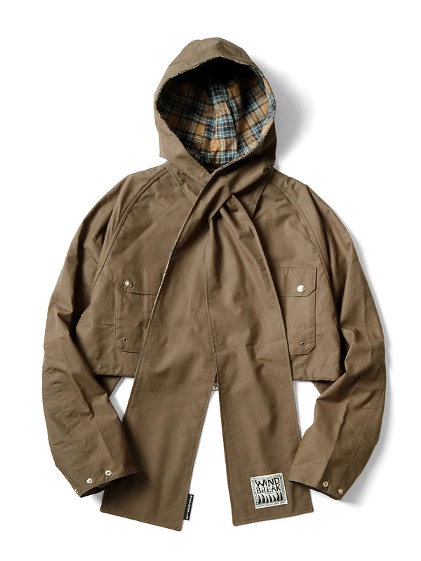 Kapital Cotton Weather Oil-Coated Rabbit Gale Parka Jacket