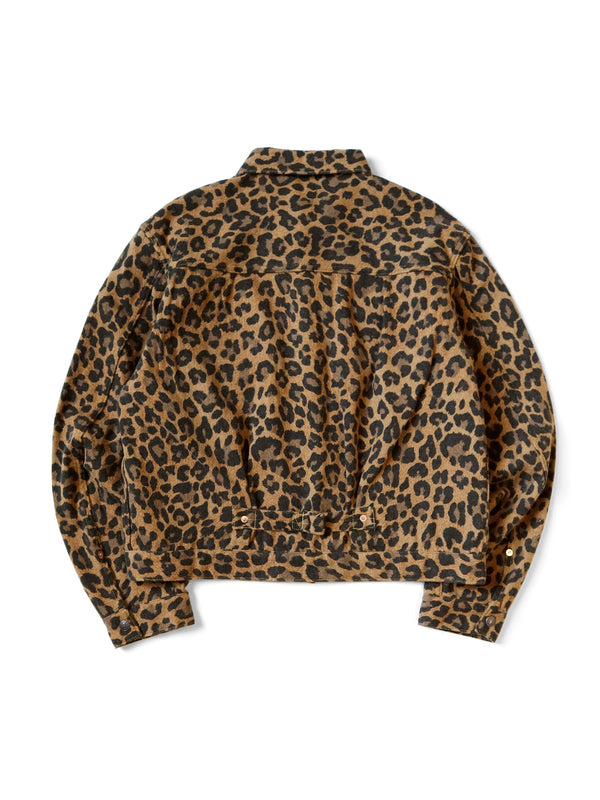 Kapital twill aged wool leopard print 1ST JKT Jacket