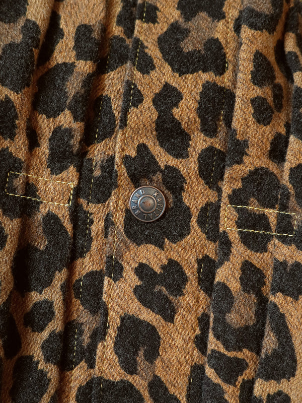 Kapital twill aged wool leopard print 1ST JKT Jacket