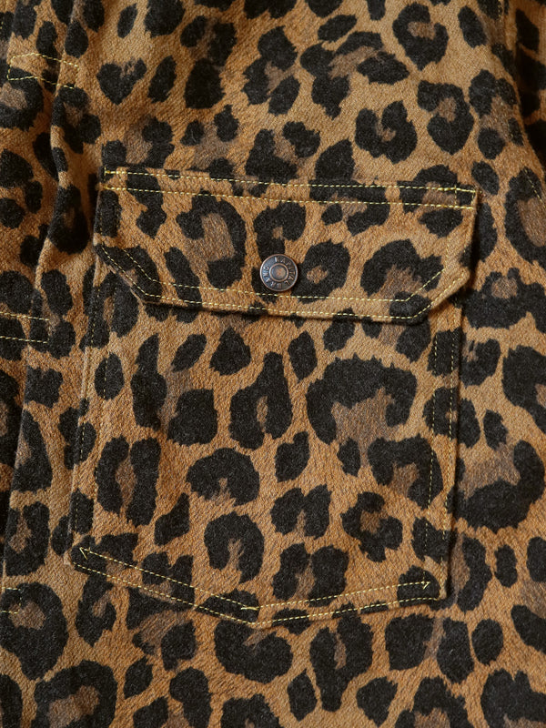 Kapital twill aged wool leopard print 1ST JKT Jacket