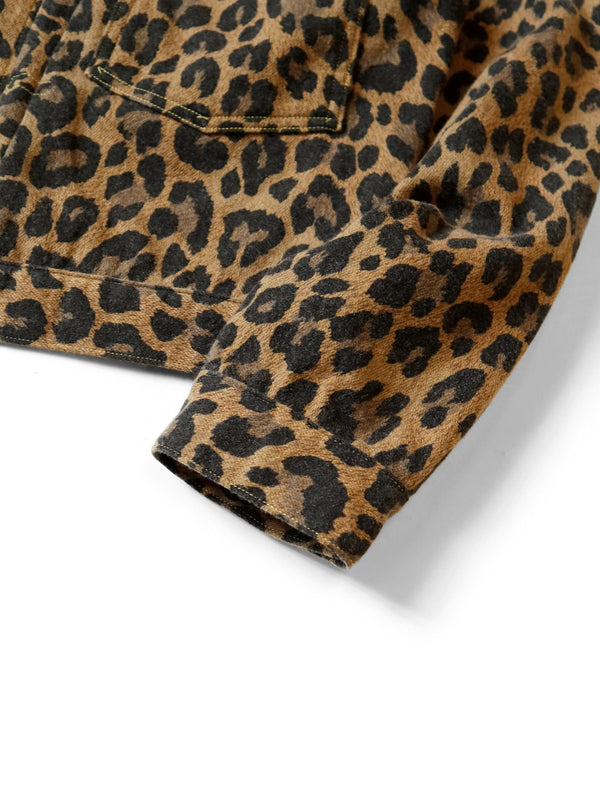 Kapital twill aged wool leopard print 1ST JKT Jacket