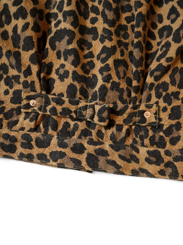 Kapital twill aged wool leopard print 1ST JKT Jacket