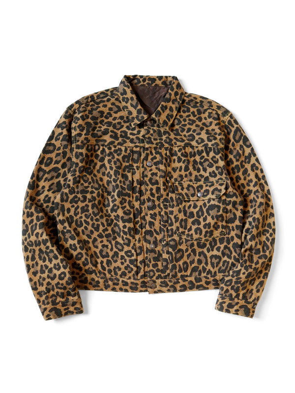 Kapital twill aged wool leopard print 1ST JKT Jacket