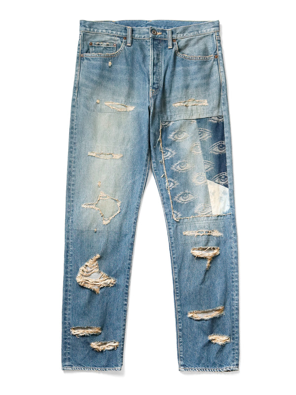 Kapital 14oz Denim 5P Monkey CISCO (SPEAKEASY Dixie Remake) Pants