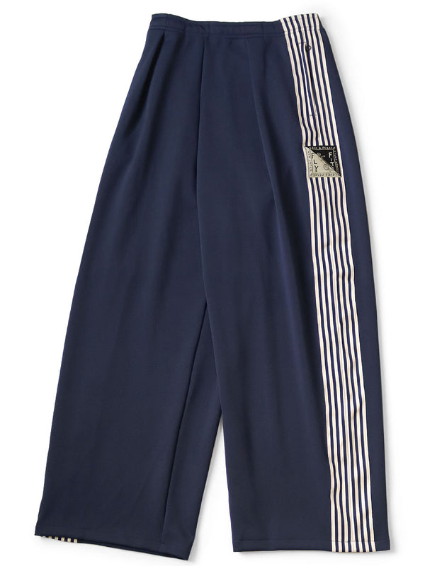 Kapital smooth jersey baggy track pants (banner stripe)