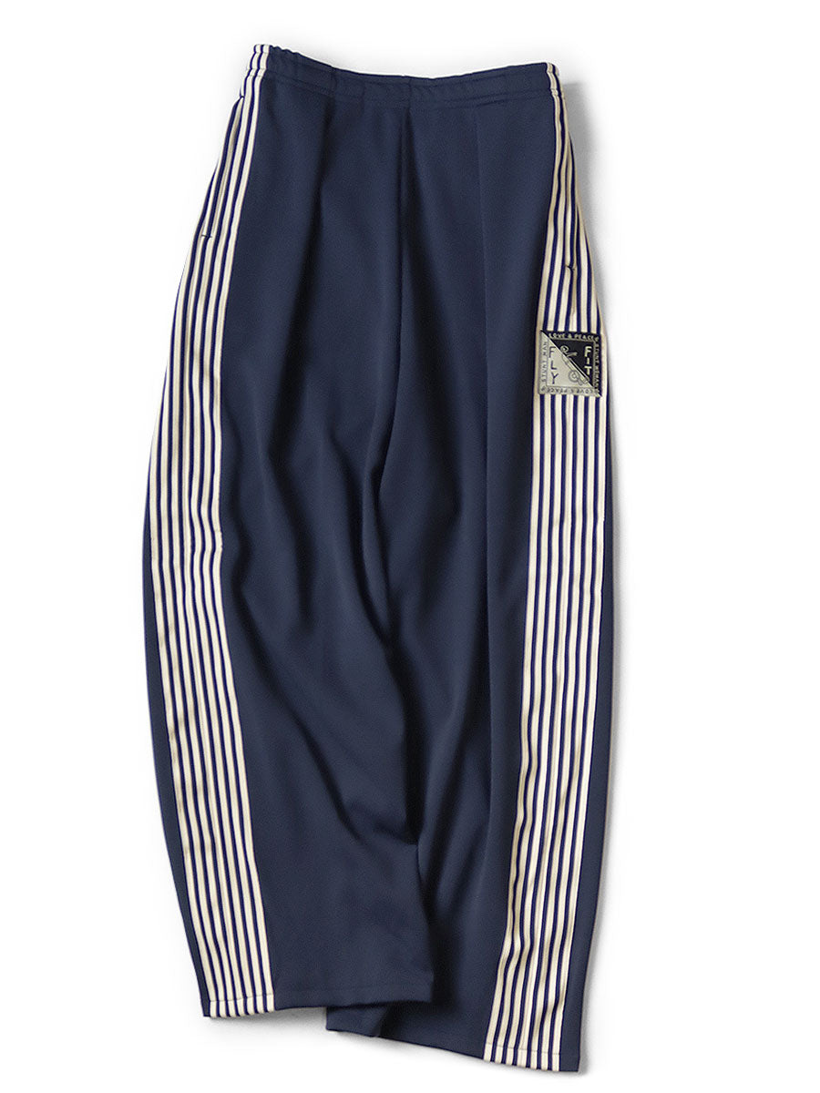 Kapital smooth jersey baggy track pants (banner stripe