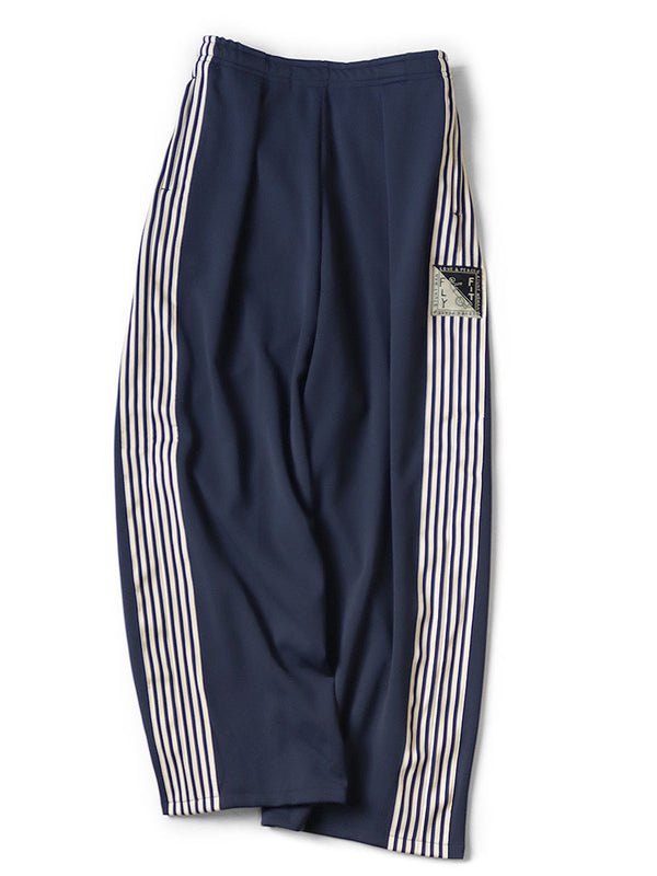 Kapital smooth jersey baggy track pants (banner stripe)