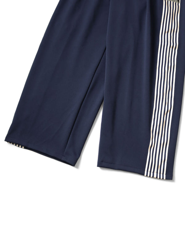 Kapital smooth jersey baggy track pants (banner stripe)