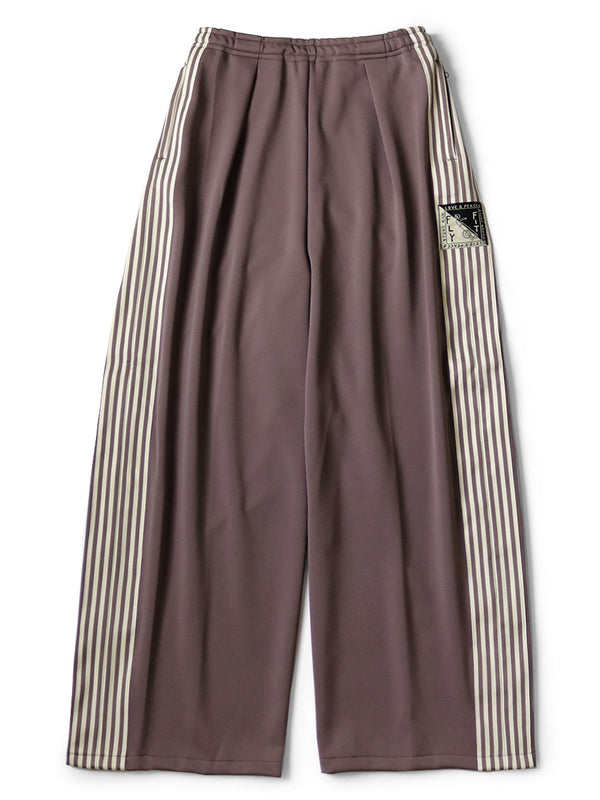 Kapital smooth jersey baggy track pants (banner stripe)