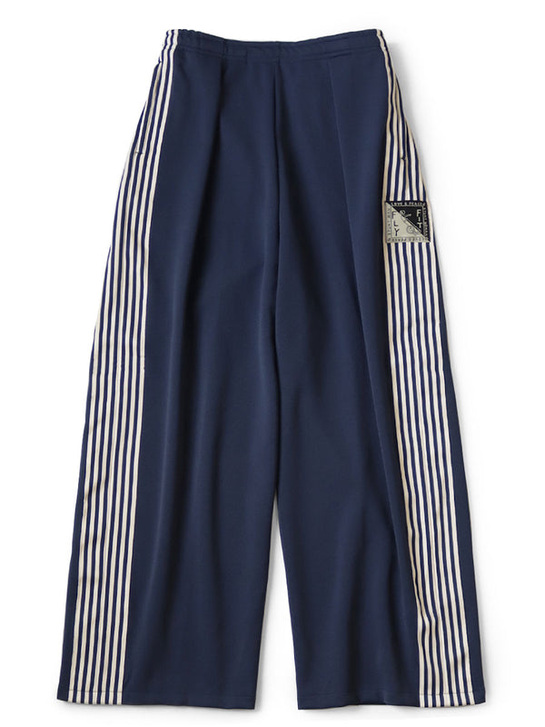 Kapital smooth jersey baggy track pants (banner stripe)