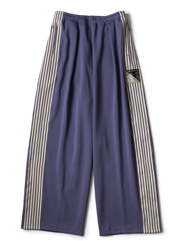 Kapital smooth jersey baggy track pants (banner stripe)