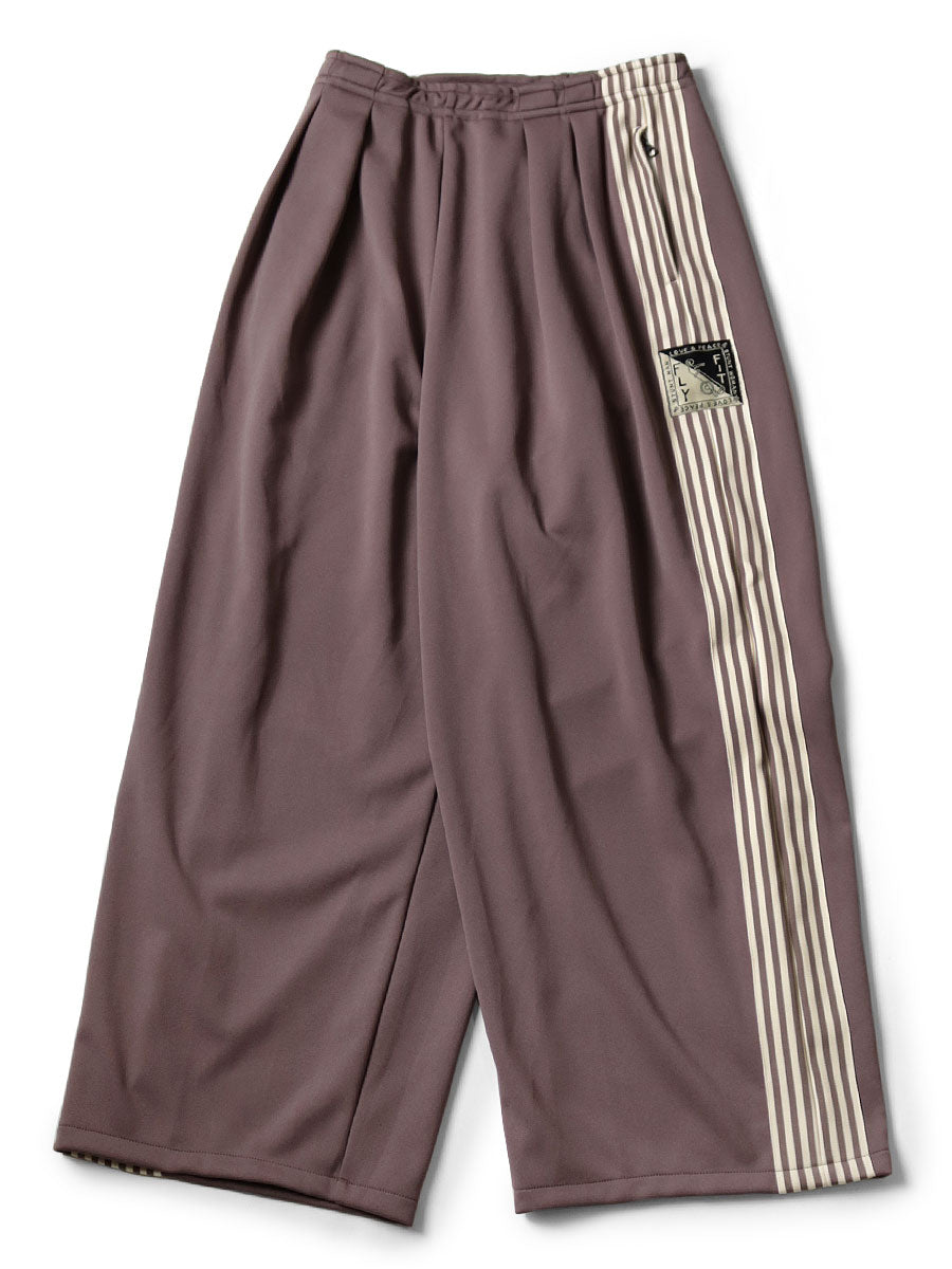 Kapital Smooth Jersey Super Baggy Track Pants (Banner Stripe