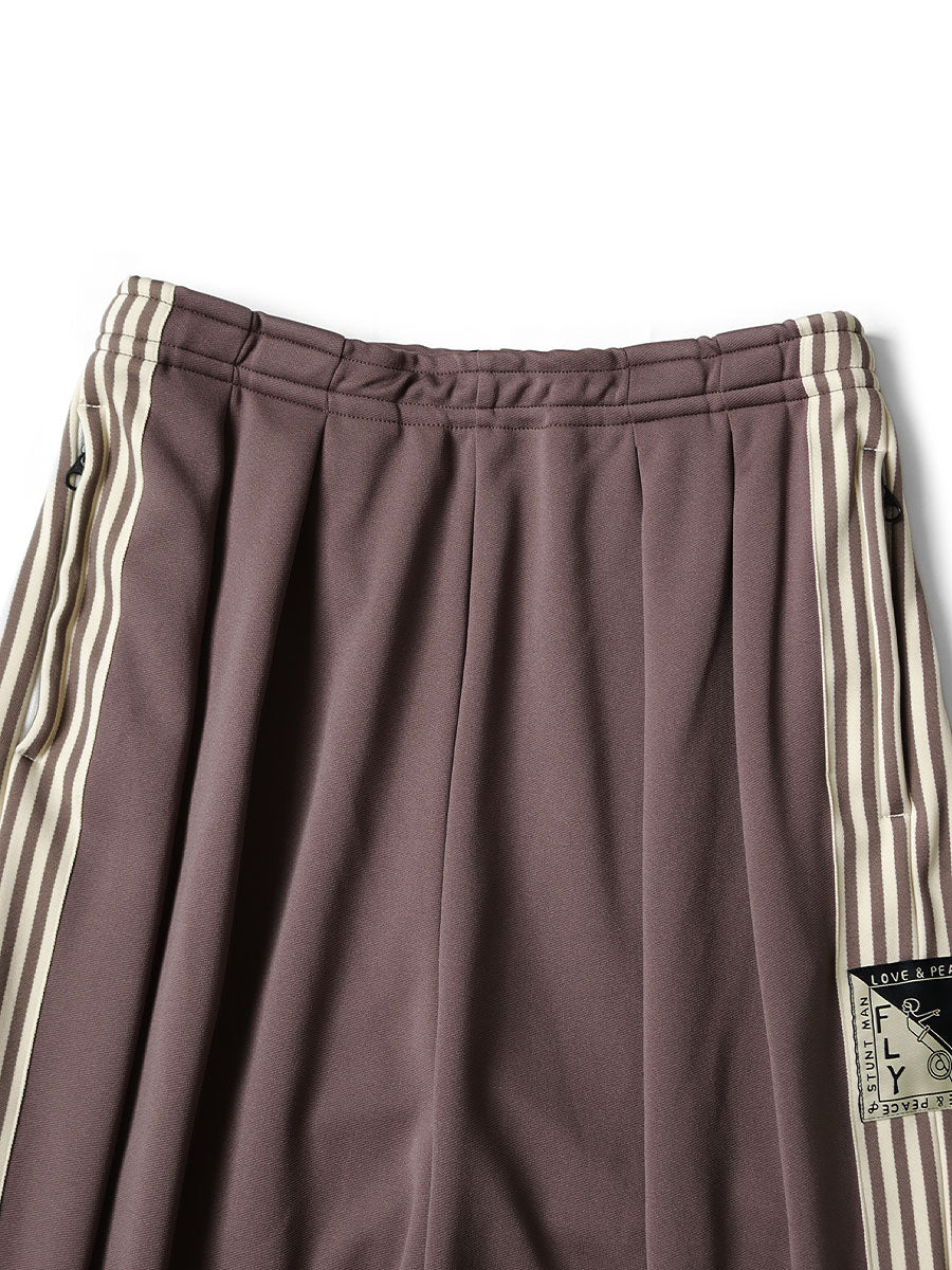 Kapital Smooth Jersey Super Baggy Track Pants (Banner Stripe