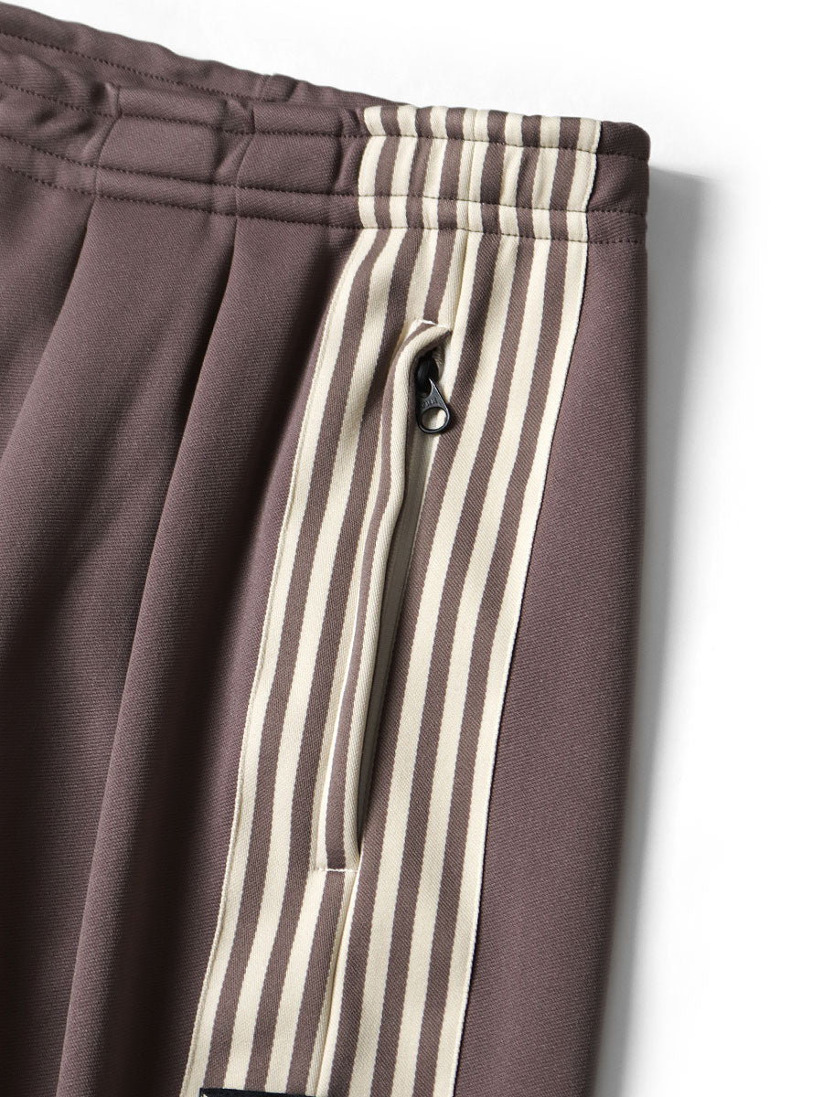 Kapital Smooth Jersey Super Baggy Track Pants (Banner Stripe
