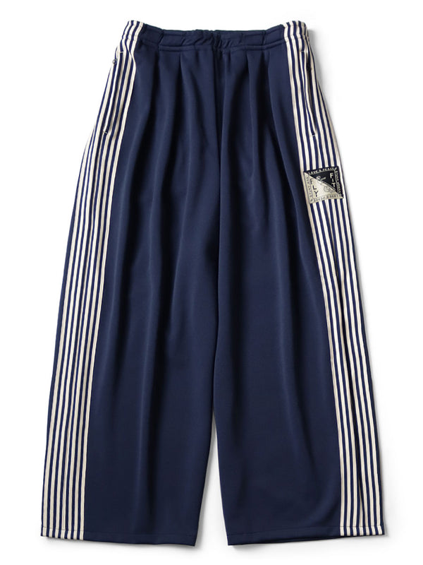 Kapital Smooth Jersey Super Baggy Track Pants (Banner Stripe)