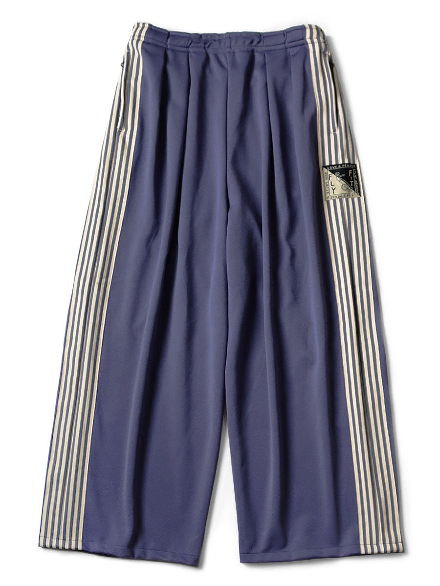 Kapital Smooth Jersey Super Baggy Track Pants (Banner Stripe