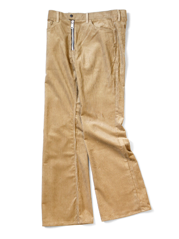 Kapital 8W Corduroy 5P Zipper Rat Flare Pants