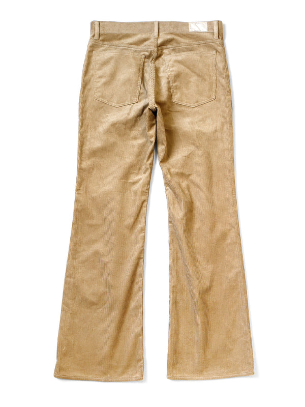 Kapital 8W Corduroy 5P Zipper Rat Flare Pants