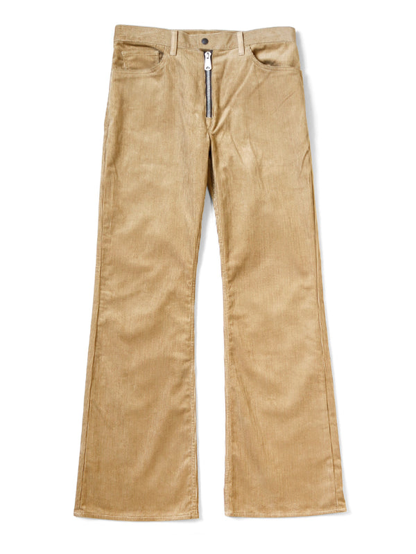 Kapital 8W Corduroy 5P Zipper Rat Flare Pants