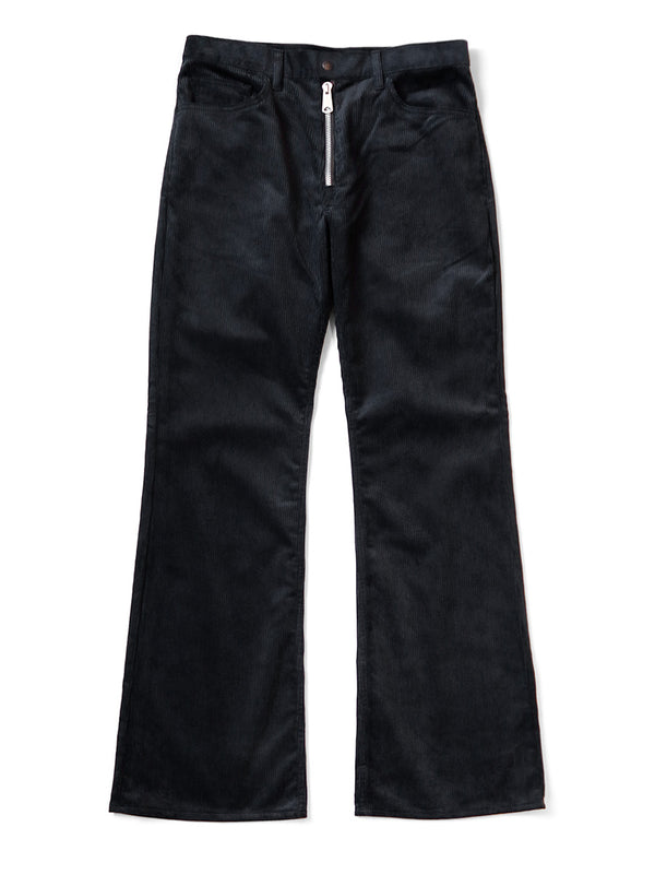 Kapital 8W Corduroy 5P Zipper Rat Flare Pants