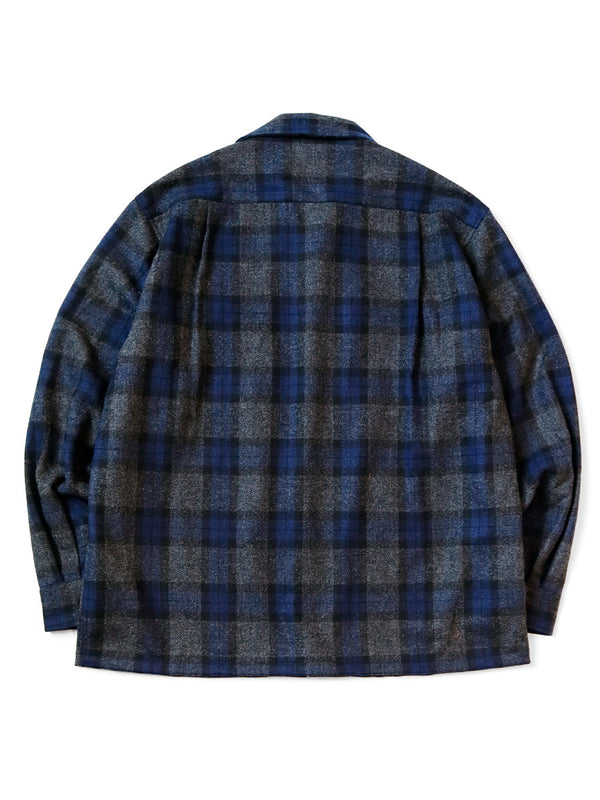 Kapital wool check wrangle collar board shirt (long sleeve)