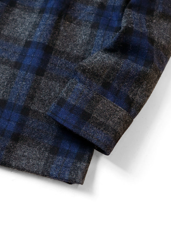 Kapital wool check wrangle collar board shirt (long sleeve)