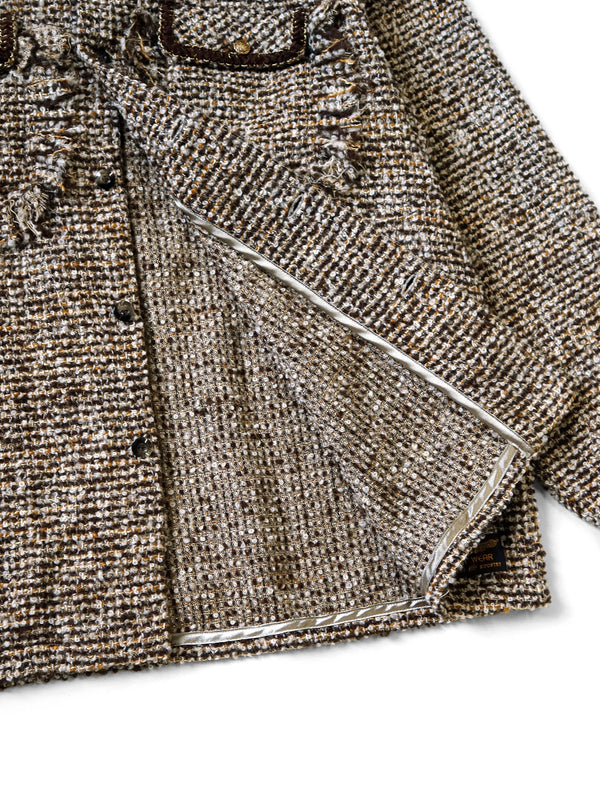 Kapital Fancy Tweed Board Shirt Jacket