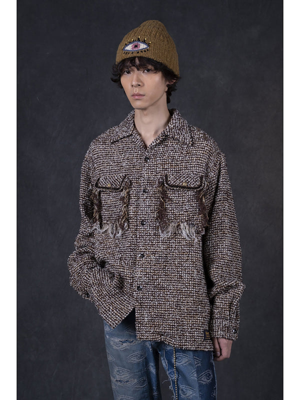 Kapital Fancy Tweed Board Shirt Jacket