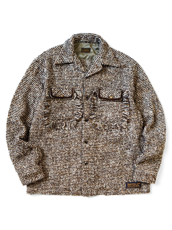 Kapital Fancy Tweed Board Shirt Jacket