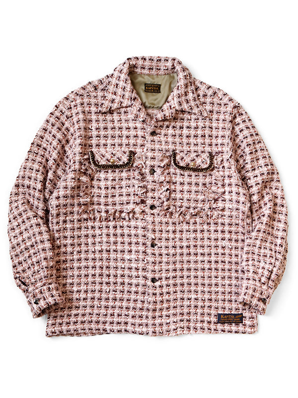 Kapital Fancy Tweed Board Shirt Jacket