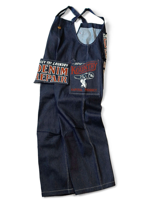 Kapital 11.5oz denim add overalls Pants