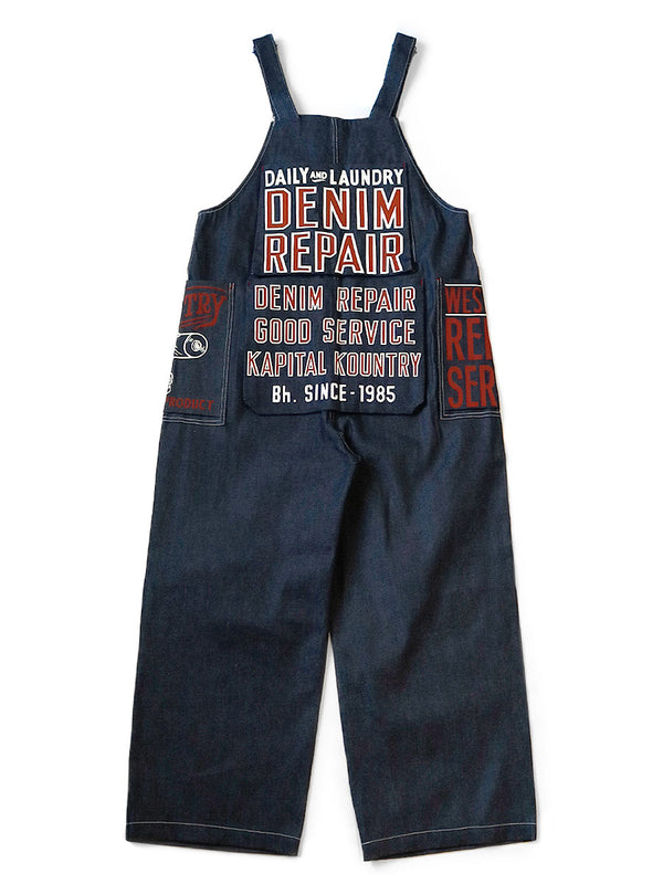 Kapital 11.5oz denim add overalls Pants