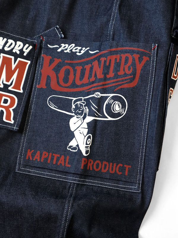 Kapital 11.5oz denim add overalls Pants