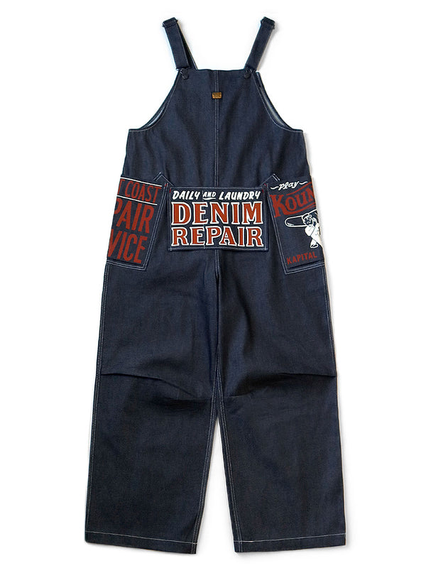 Kapital 11.5oz denim add overalls Pants