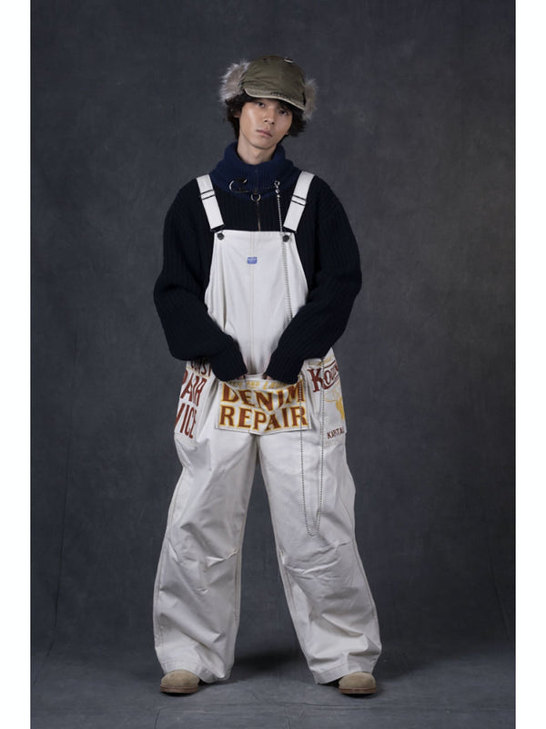 Kapital Thin Canvas Add Overalls Pants