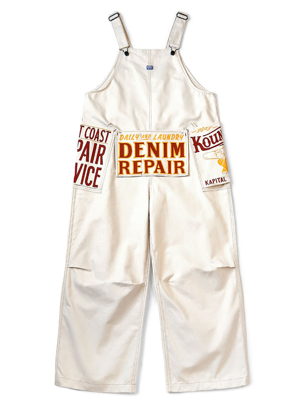 Kapital Thin Canvas Add Overalls Pants