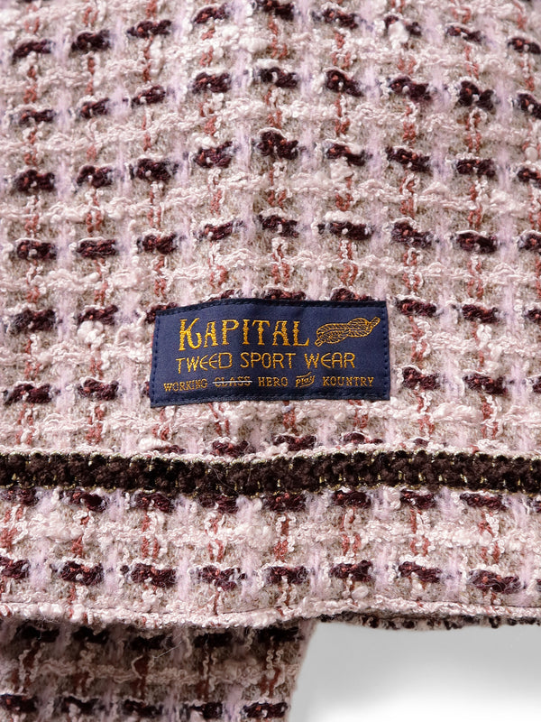 Kapital Fancy Tweed Great Kingdom Baseball Shirt