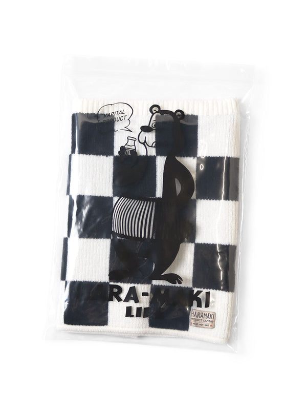 Kapital 7G wool blend checkered pattern HARAMAKI multi-roll